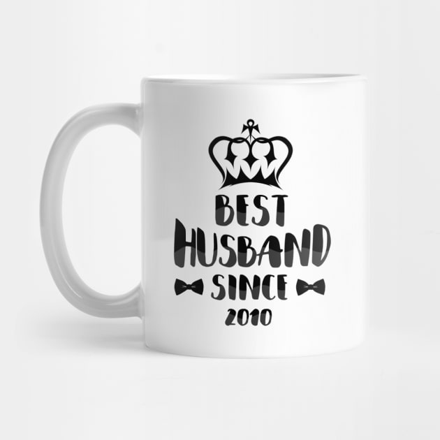 'Best Husband Since 2010' Sweet Wedding Anniversary Gift by ourwackyhome